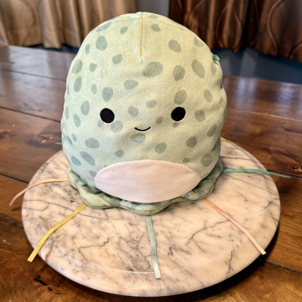 Squishmallow Forina the Green Jellyfish Ocean Sea 8" Stuffed Plush Kelly Toy